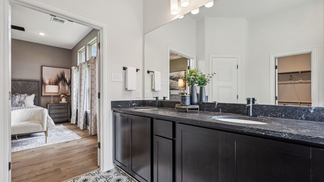 Representative furnished interior of a home built from the Oleander by Brightland Homes in Churchill, Anna (Image 12).