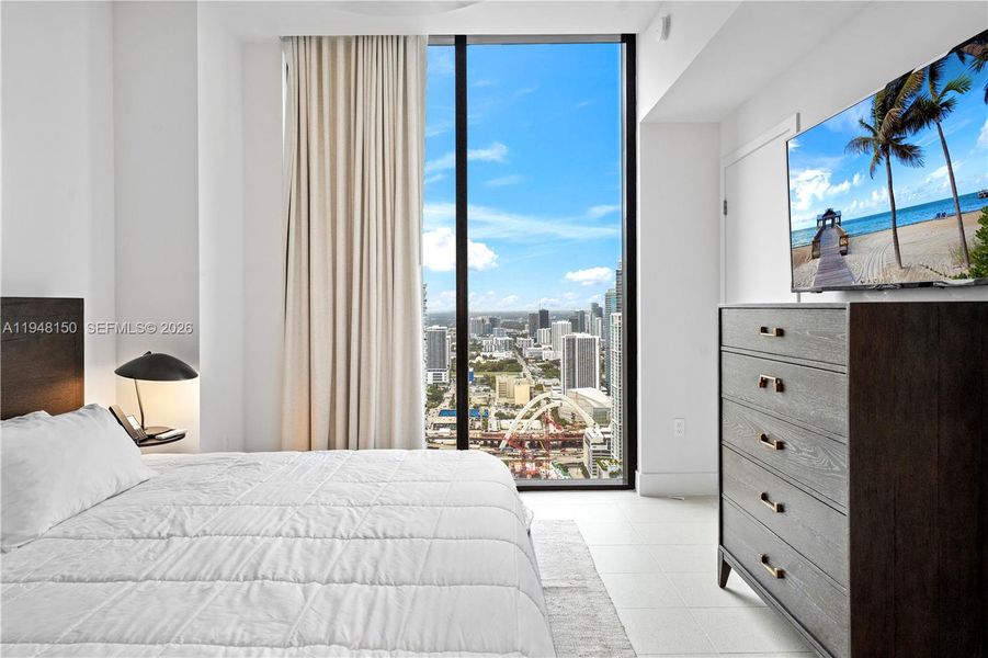 Furnished interior view inside a new home in , Miami (Image 13).