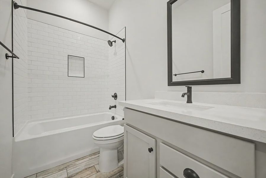Furnished interior view inside a new home in Valencia at Granite Vista, Waddell (Image 11).