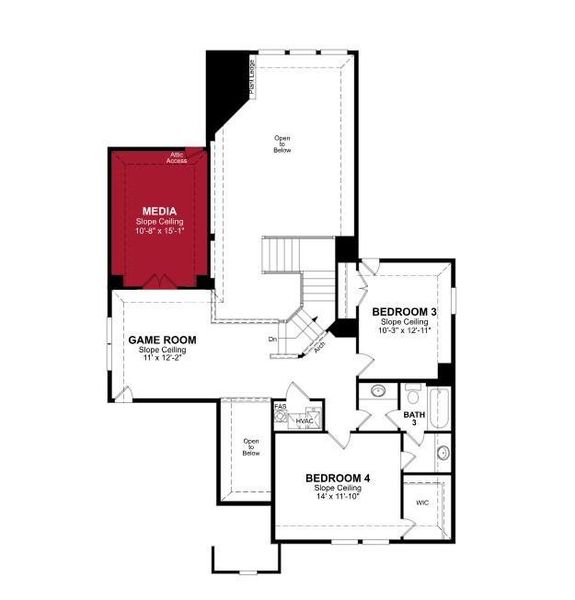 Beazer Homes Spiritas Ranch Summerfield Floorplan.