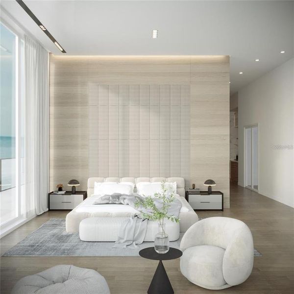 Furnished interior view inside a new home in , Sarasota (Image 17).