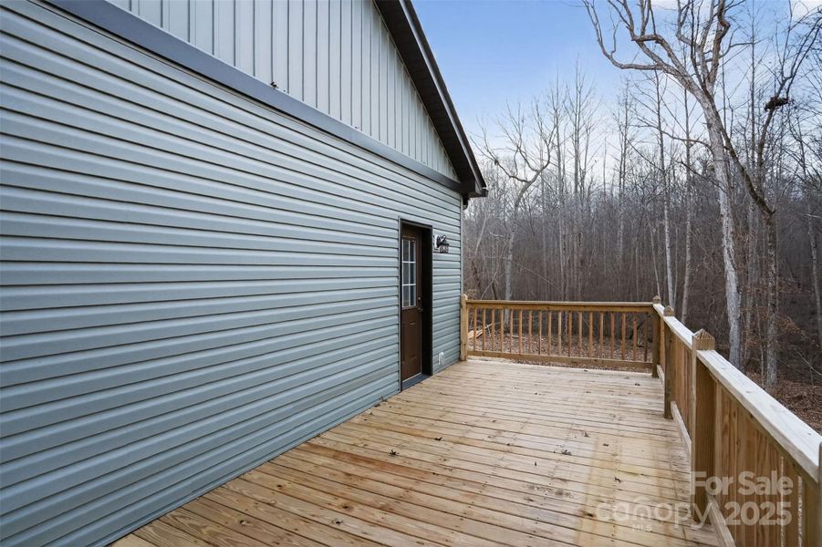 Exterior details and patio area of a home in , Statesville (Image 29).