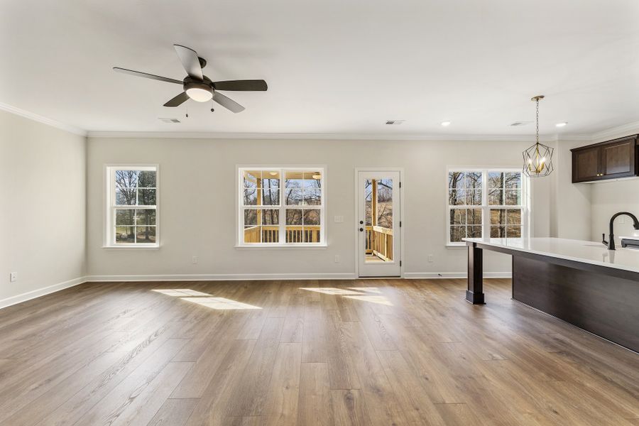 Spacious, unfurnished interior of a new home in Parris Meadows, Chesnee (Image 22).