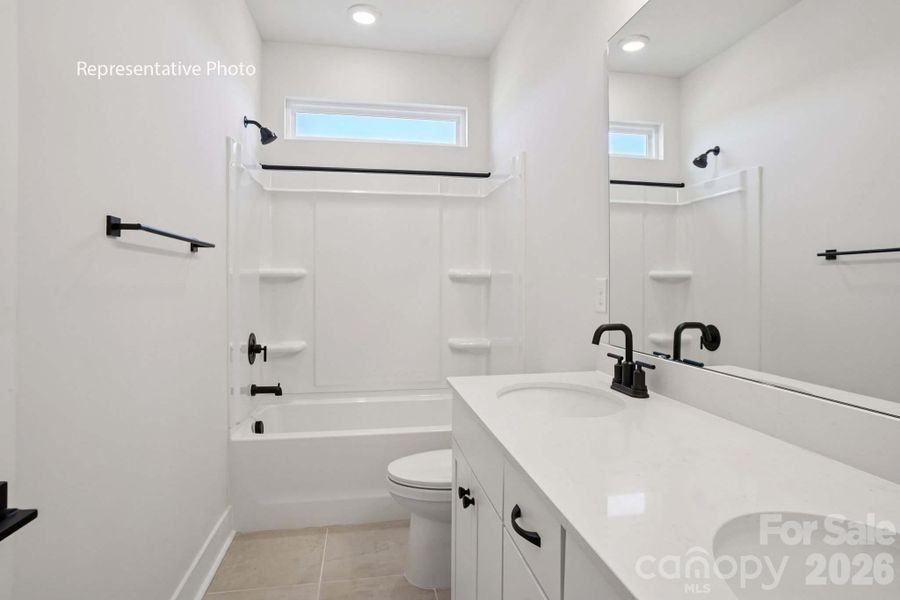 Furnished interior view inside a new home in Sanctuary at Southgate, Indian Trail (Image 9).