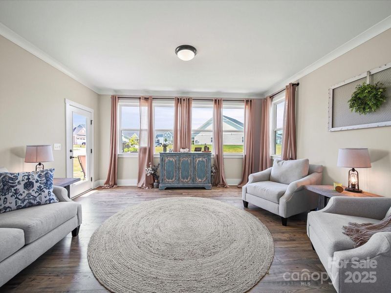 Furnished interior view inside a new home in Tillery Tradition, Mount Gilead (Image 26).
