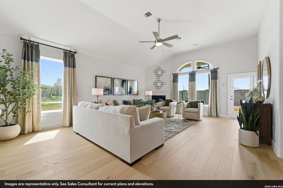 Furnished interior view inside a new home in , Elmendorf (Image 13). Furnished interior view inside a new home in , Elmendorf (Image 13).