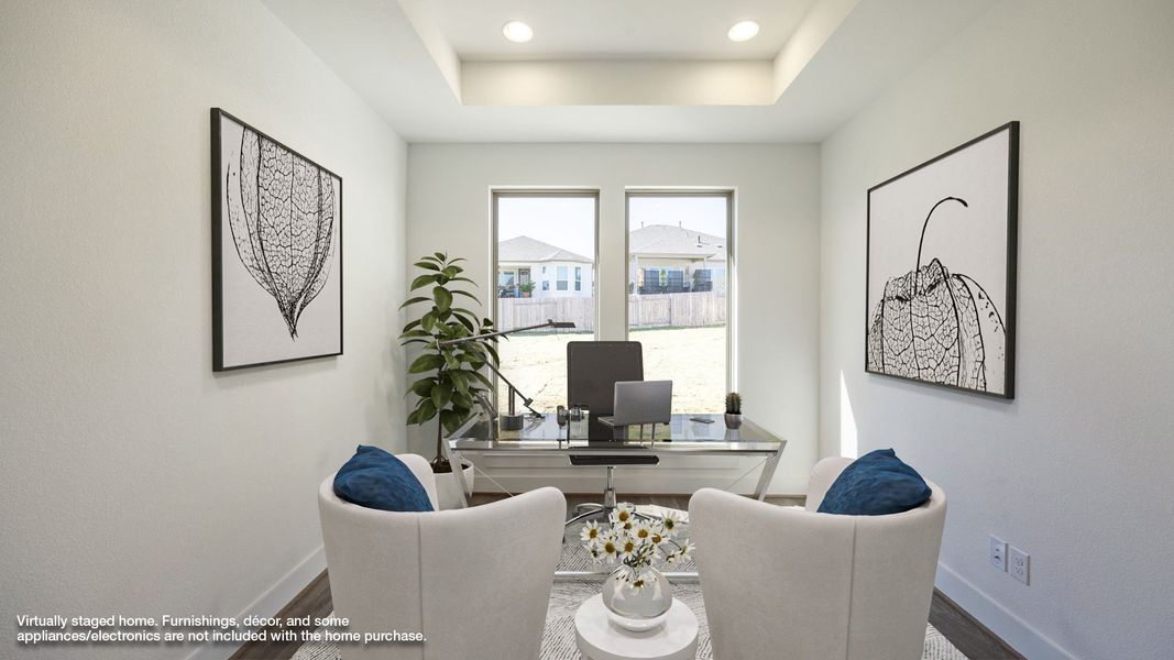 Furnished interior view inside a new home in Nolina 60', Georgetown (Image 7).