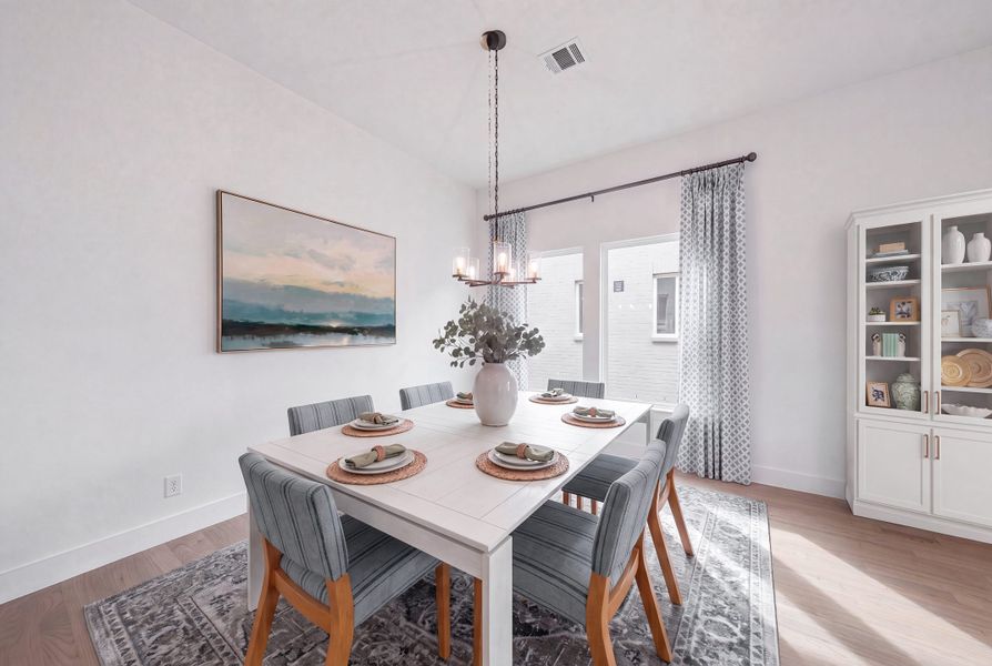 Furnished interior view inside a new home in Tavolo Park, Fort Worth (Image 15).