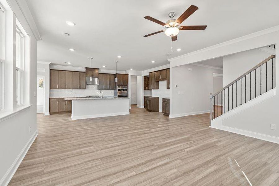Spacious, unfurnished interior of a new home in Reserve at Hickory Walk, Kennesaw (Image 21). Spacious, unfurnished interior of a new home in Reserve at Hickory Walk, Kennesaw (Image 21).