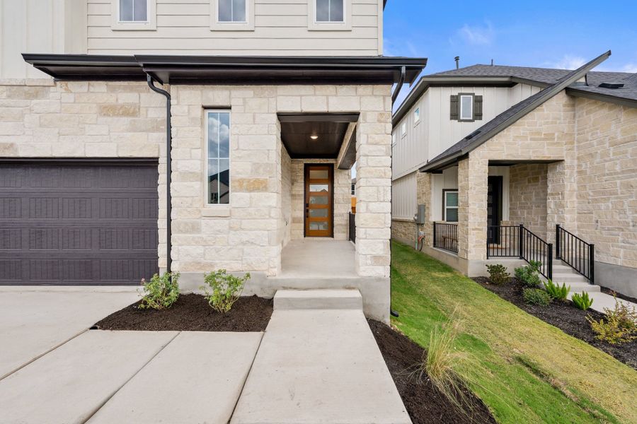 Exterior details and patio area of a home in Heritage, Dripping Springs (Image 3). Exterior details and patio area of a home in Heritage, Dripping Springs (Image 3).