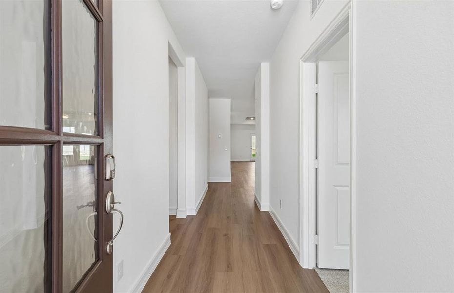 Welcoming entry into home