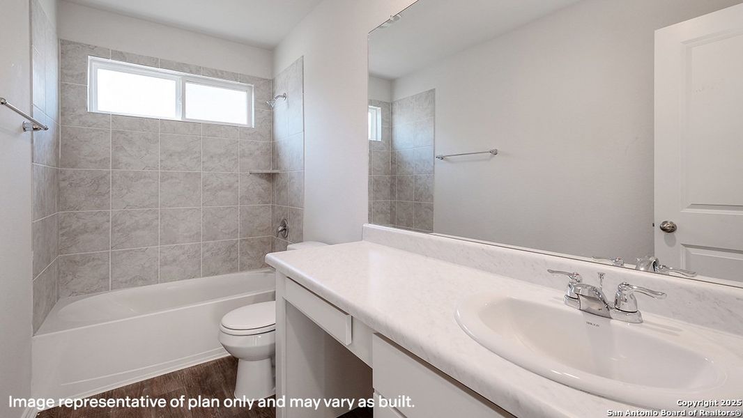 Furnished interior view inside a new home in Redbird Ranch, San Antonio (Image 12).