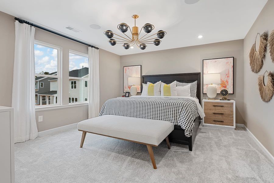 Representative furnished interior of a home built from the Henderson by Tri Pointe Homes in Alton Creek, Mint Hill (Image 33).