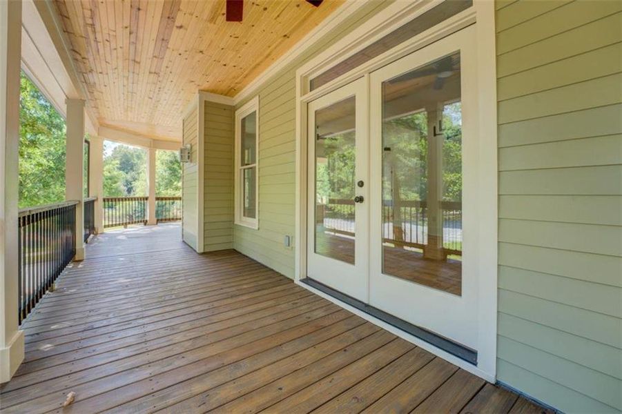 Exterior details and patio area of a home in , Covington (Image 3). Exterior details and patio area of a home in , Covington (Image 3).