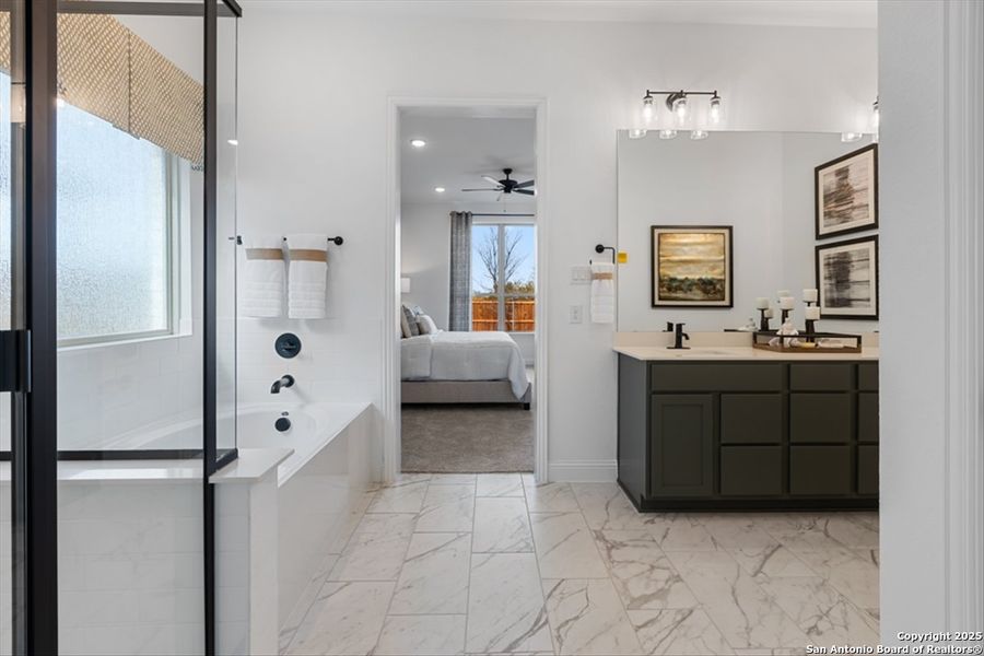 Furnished interior view inside a new home in Vista Ridge, Live Oak (Image 16).