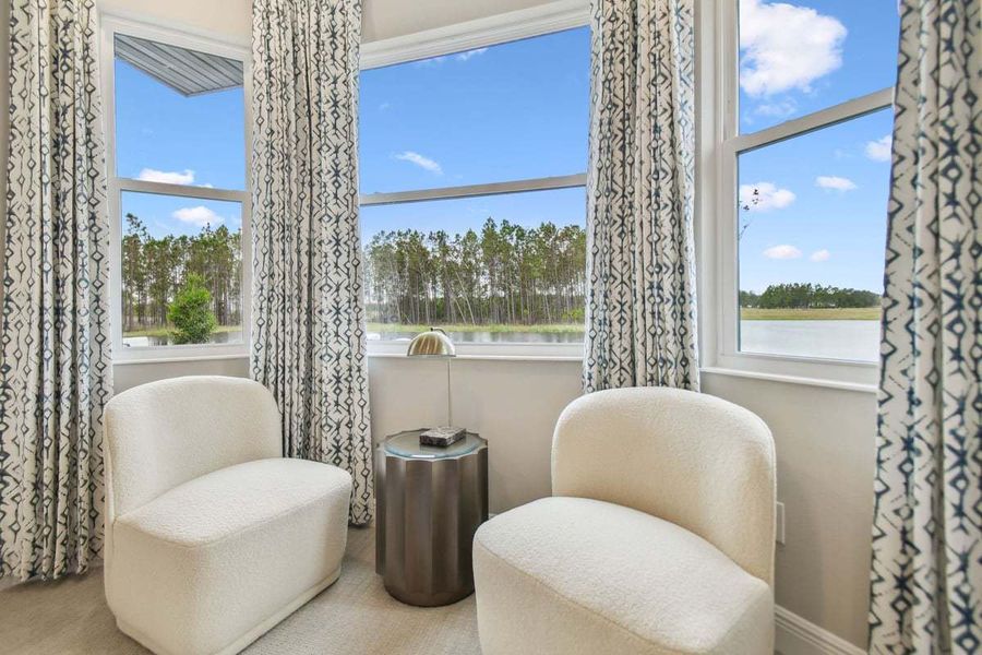 Representative furnished interior of a home built from the 50' Sweetwater by William Ryan Homes in Tamarack at Two Rivers, Zephyrhills (Image 16).