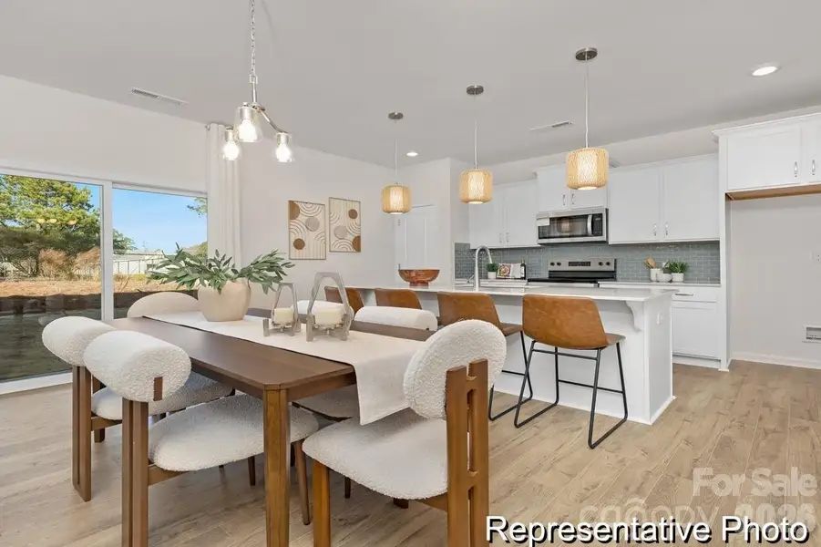 Furnished interior view inside a new home in Morgan Hills, Albemarle (Image 5).