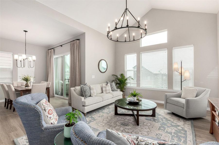 Furnished interior view inside a new home in , Broomfield (Image 16). Furnished interior view inside a new home in , Broomfield (Image 16).