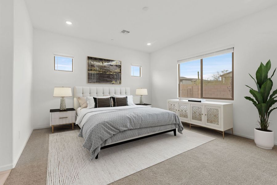 Furnished interior view inside a new home in Saguaro Reserve II, Marana (Image 9).