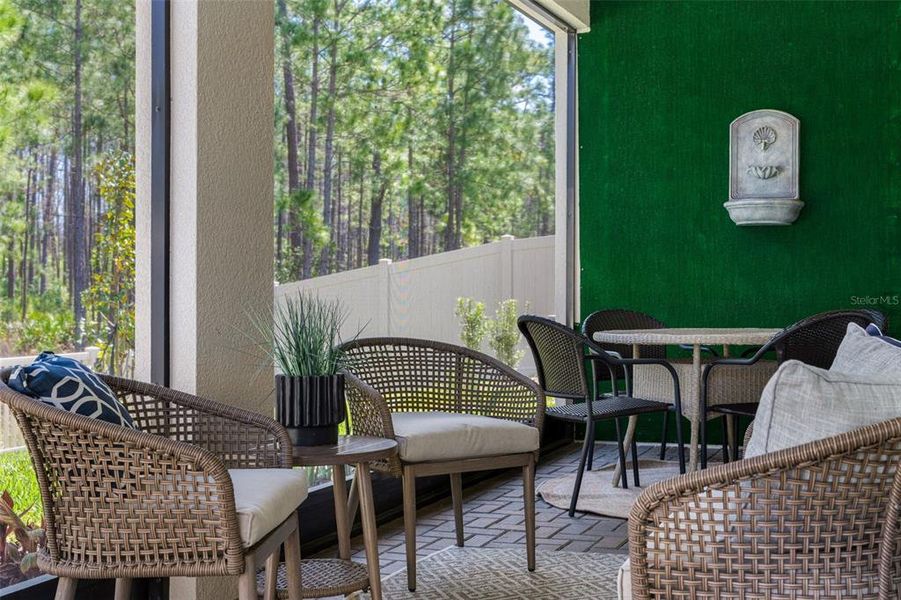 Exterior details and patio area of a home in Pearl Estates, Lutz (Image 23). Exterior details and patio area of a home in Pearl Estates, Lutz (Image 23).