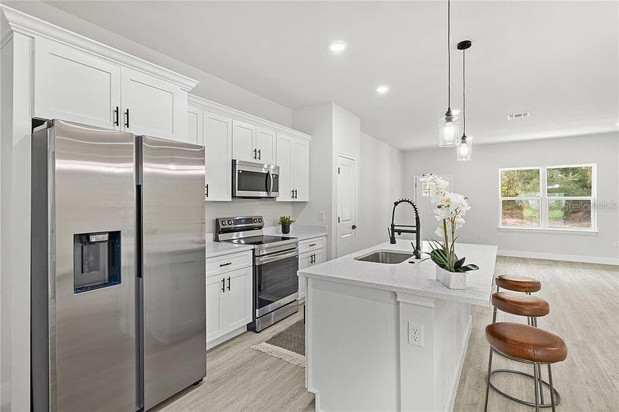 Furnished interior view inside a new home in , Citrus Springs (Image 8).