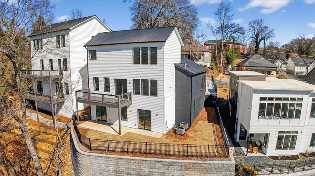 Exterior details and patio area of a home in , Canton (Image 27).