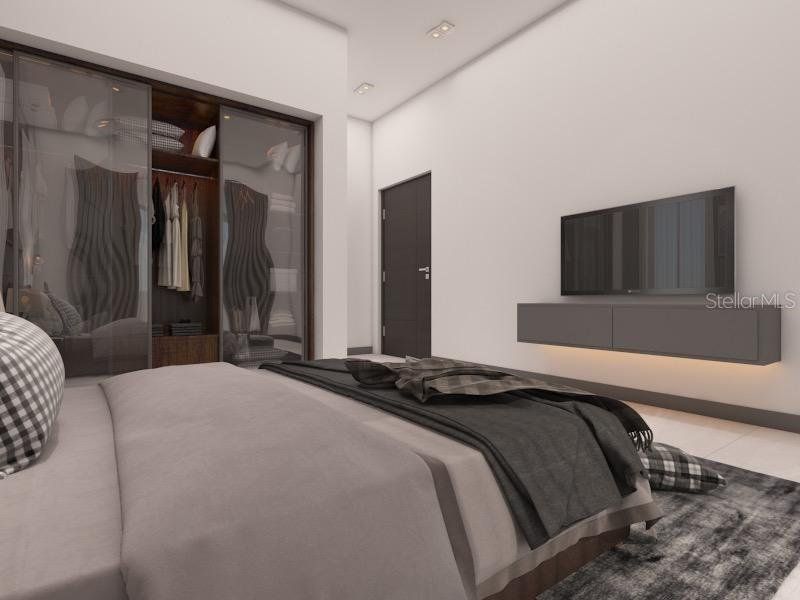 Furnished interior view inside a new home in , Sarasota (Image 16). Furnished interior view inside a new home in , Sarasota (Image 16).