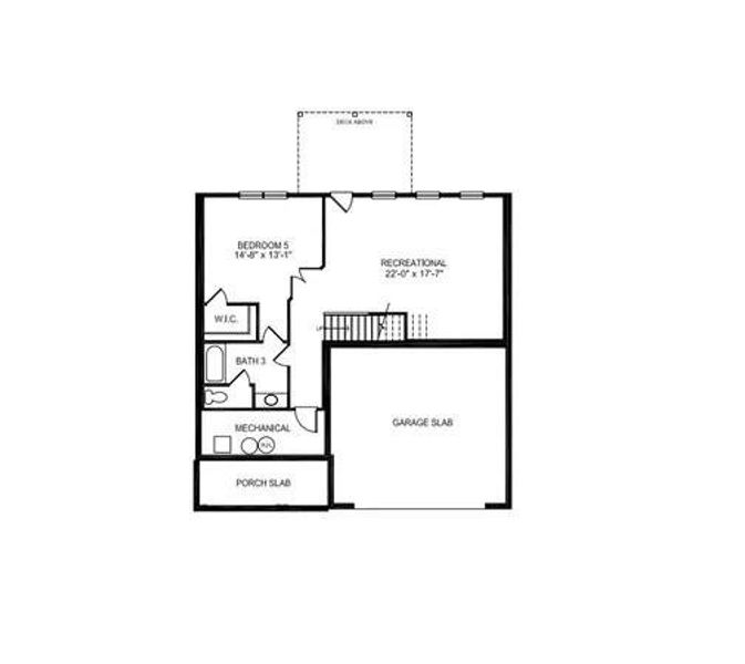 2D floor plan layout of this home in Kerns Ridge, Salisbury, NC (Image 4). 2D floor plan layout of this home in Kerns Ridge, Salisbury, NC (Image 4).