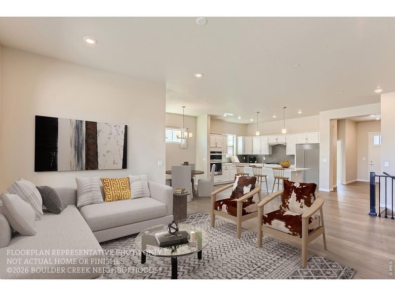 Furnished interior view inside a new home in , Westminster (Image 7).