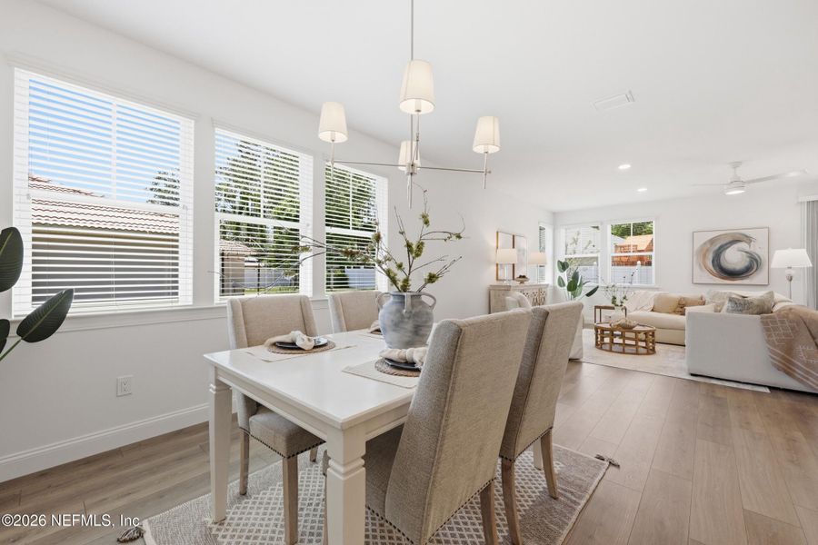 Furnished interior view inside a new home in Palm Coast Homes, Palm Coast (Image 30).