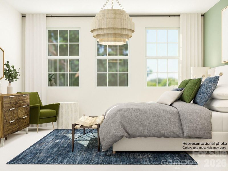 Furnished interior view inside a new home in The Vines, Charlotte (Image 20).