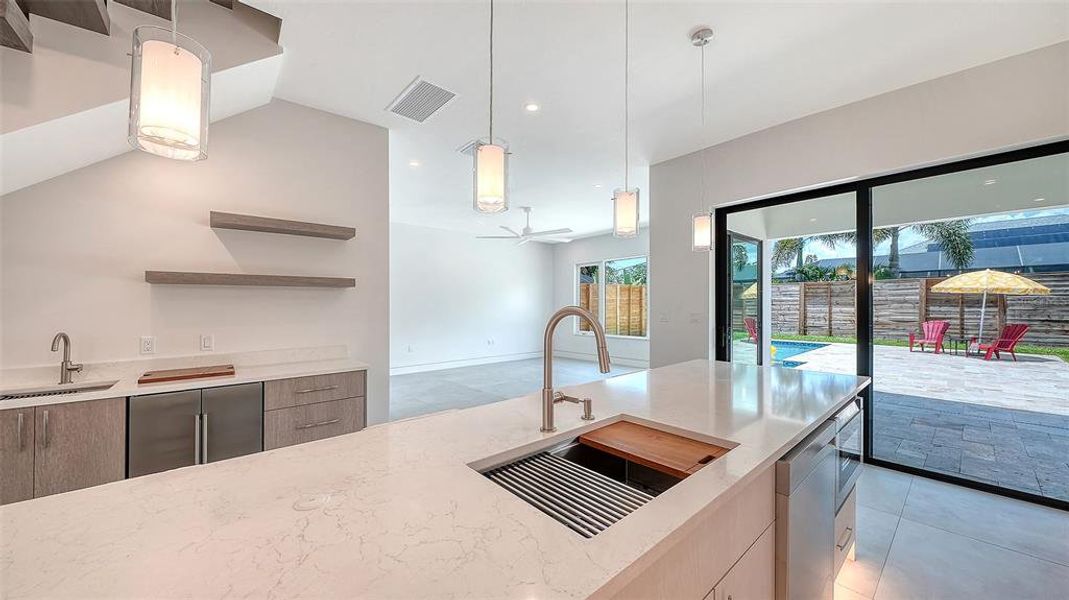 Furnished interior view inside a new home in , Sarasota (Image 8).