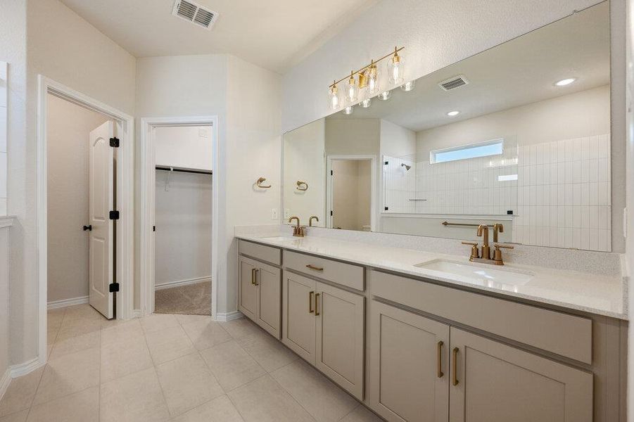 Furnished interior view inside a new home in Lariat, Liberty Hill (Image 18).