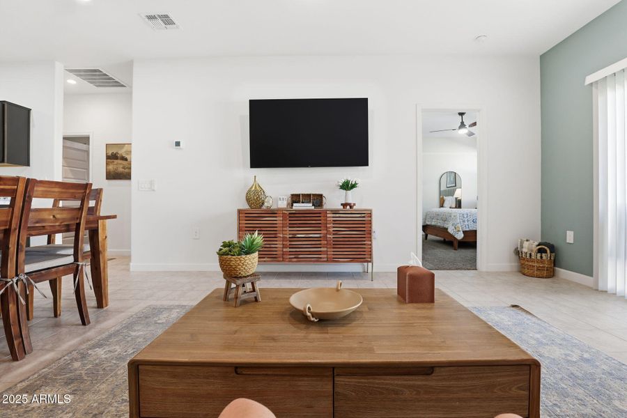 custom outlets added for tv installation