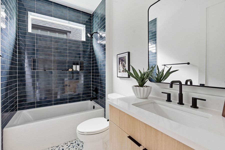 Furnished interior view inside a new home in , Austin (Image 15).