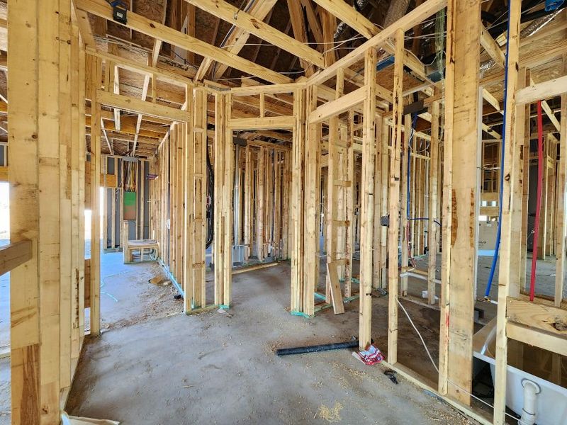 In-progress construction of a new home in Rocky Top, Krum, TX (Image 6).
