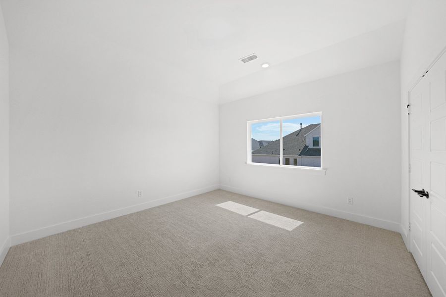Spacious, unfurnished interior of a new home in Fields - 50' Lots, Frisco (Image 25). Spacious, unfurnished interior of a new home in Fields - 50' Lots, Frisco (Image 25).