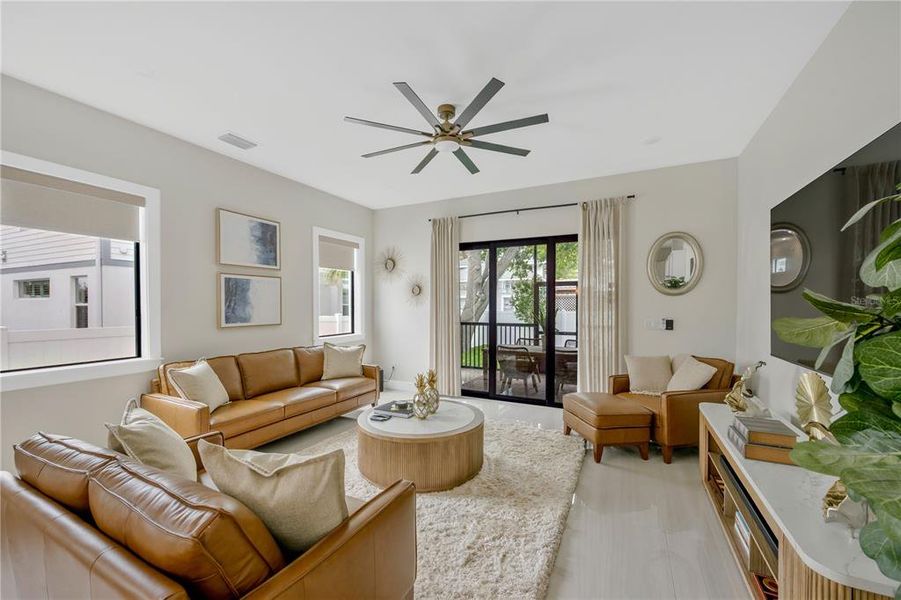 Furnished interior view inside a new home in , Tampa (Image 16).