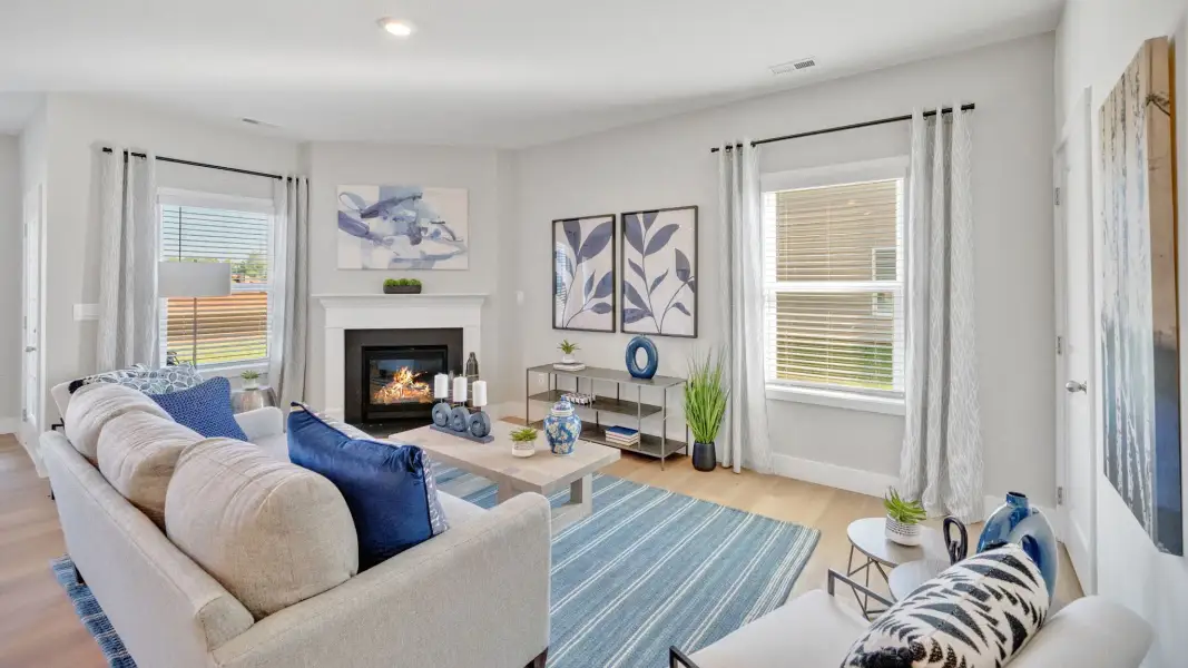 Furnished interior view inside a new home in Millstone Village, Morristown (Image 11).
