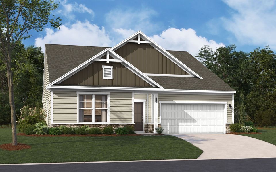 Representative exterior photo of a completed home built from the The Easton by Stanley Martin Homes in Rhodes Glen, Lawrenceville, GA (Image 52).