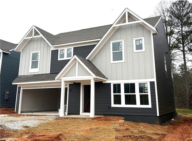 In-progress construction of a new home in Twin Lakes, Hoschton, GA (Image 5).