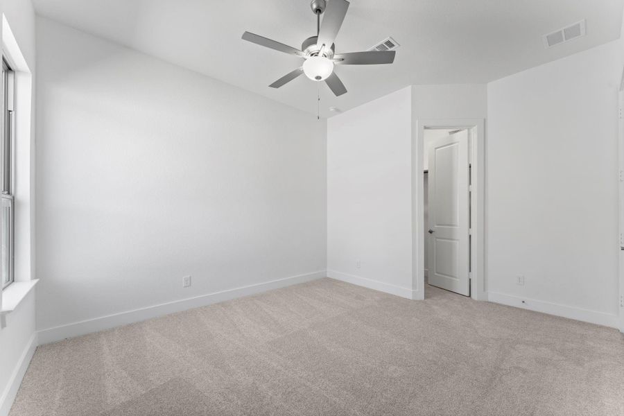 Bedroom 3 features 11' ceilings, creating an open and spacious feel. Bedroom 3 features 11' ceilings, creating an open and spacious feel.