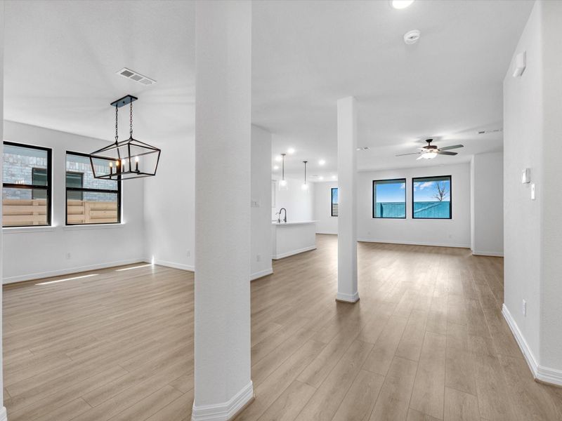 Spacious, unfurnished interior of a new home in Austin Point, Richmond (Image 22).