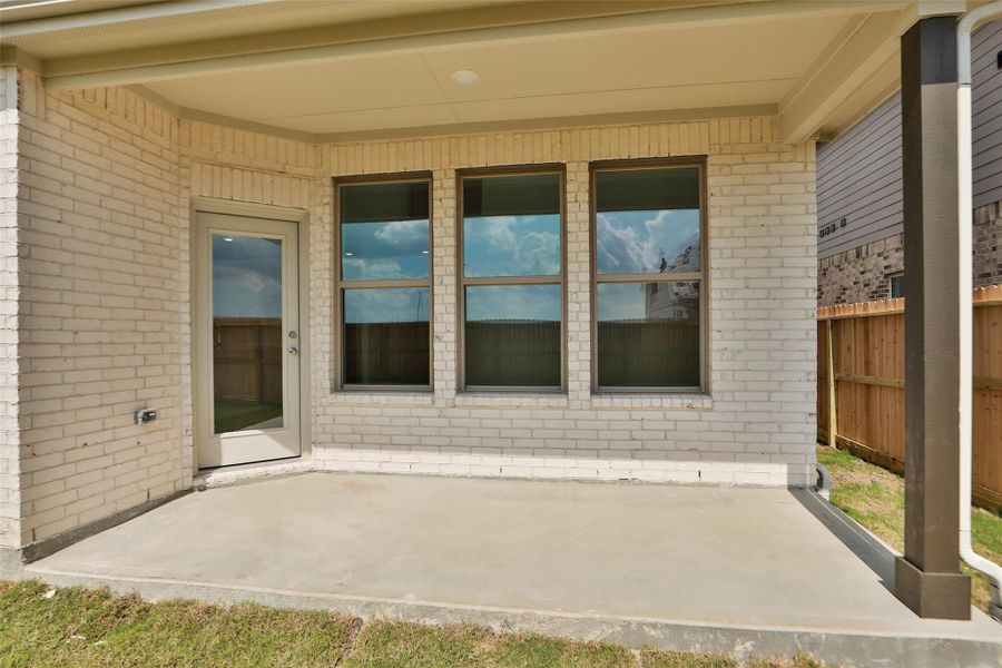 Exterior details and patio area of a home in Westland Ranch, League City (Image 20). Exterior details and patio area of a home in Westland Ranch, League City (Image 20).