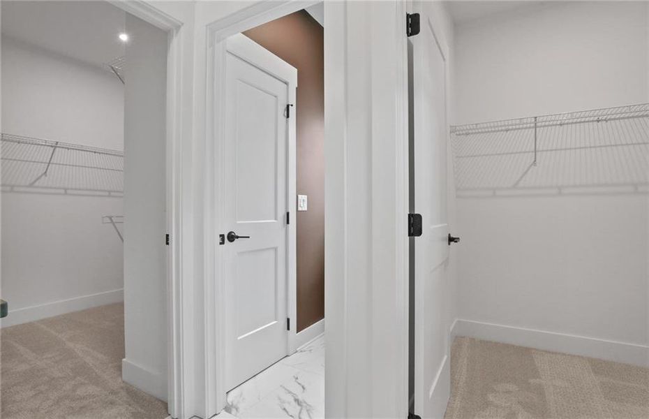 Furnished interior view inside a new home in Sterling Pointe, Cumming (Image 18).