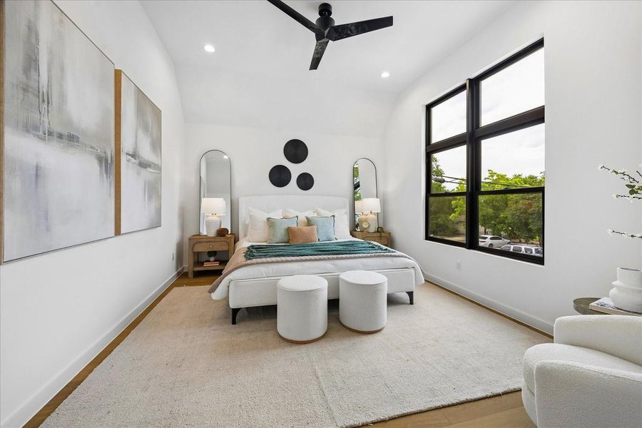 Furnished interior view inside a new home in , Houston (Image 23).