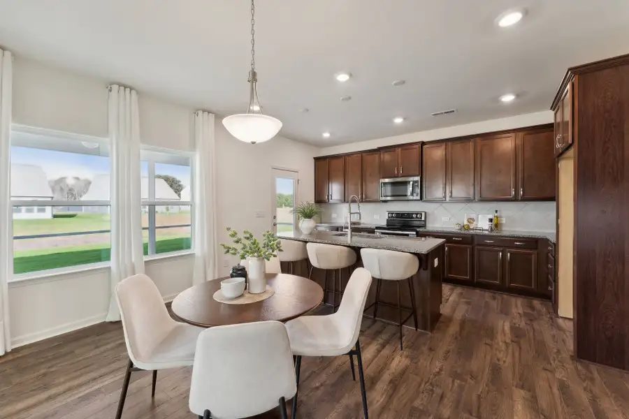 Representative furnished interior of a home built from the Winslow by True Homes in Garmon Mill Estates, Midland (Image 3).