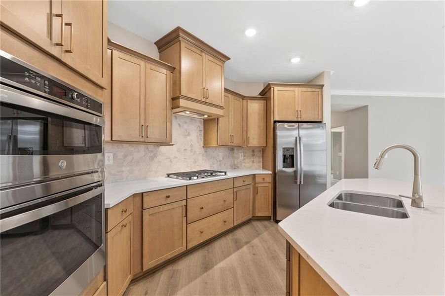 Furnished interior view inside a new home in The Courtyards at Bailey Farms, Dacula (Image 7).