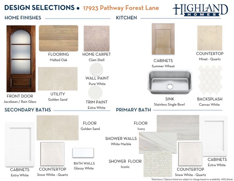 Sample of building materials used in homes in Midline, Webster (Image 54).