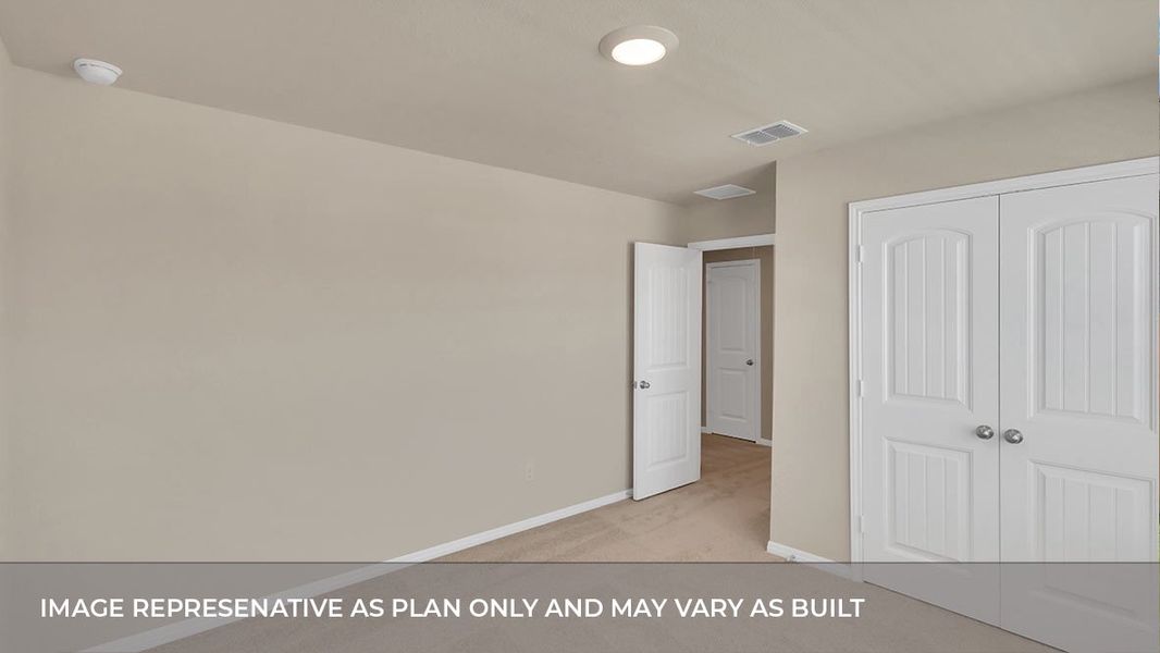 Representative unfurnished interior of a home built from the The Quincy by D.R. Horton in Rosenbusch Ranch, Leander (Image 19).